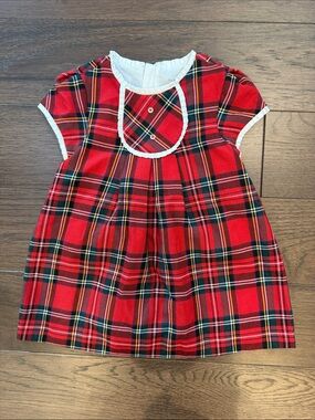 Mayoral | Dresses | Mayoral Gray Dress With Red Velvet Bow